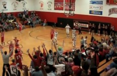 Watch this school kid’s incredible no-look, half-court buzzer-beater