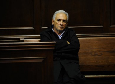Dominique Strauss-Kahn in Manhattan Criminal Court on Monday.
