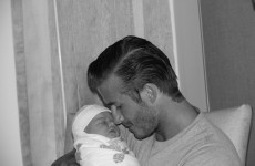 Daddy’s little girl: the first picture of Harper Seven Beckham