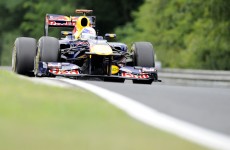 Vettel on pole in Hungary