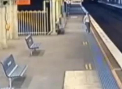 A still from the video released by the NSW Department of Transport.
