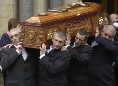 The funeral of Jean McConville only took place in 2003 after her body was discovered on a beach in Dundalk.