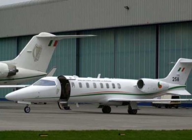 The Air Corps' government Learjet brought Meadhbh McGivern to London shortly after midnight.