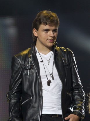 Prince Jackson arrives on stage at the Michael Forever the Tribute Concert, at the Millennium Stadium in Cardiff