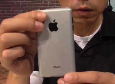 An over-excited designer reveals the 'iPhone 5'... but it's only a prototype of what it might look like.