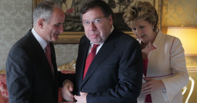 In pictures: What are Bertie and Brian doing in the Áras?