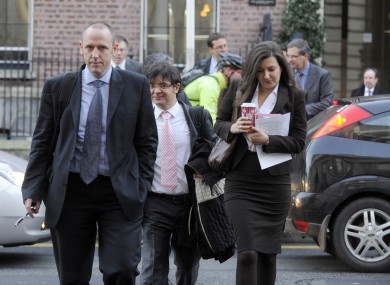 European Commission economist Sven Langedijk (left) leads a group of officials from the Troika in Dublin. The IMF's Ajai Chopra has not been taking part in the latest review.