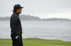 In the swing: Lefty looking right on form again