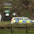 Gardai at the scene where two bodies were found in a burned out car at Ravensdale forrest near Dundalk. (Photo: Niall Carson/PA Wire)