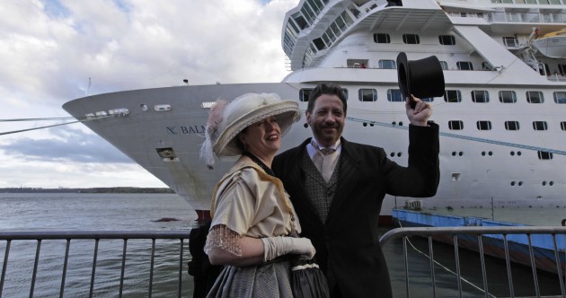 In pictures: Passengers from ‘Titanic’ cruise stop off in Ireland