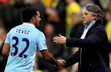 Poll: would Manchester City be champions by now had Tevez been available all season?