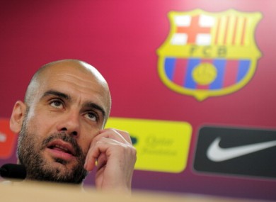 Pep Guardiola: Barcelona host arch-rivals Madrid at the Camp Nou.