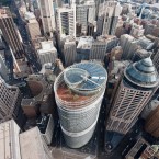 A difficult site in Sydney’s central business district was transformed by the elliptical tower, which offers tenants several ground-breaking technological advances. The centerpiece is Australia’s tallest naturally ventilated skylit atrium, trimmed in glass and aluminum, which soars the full height of the building. Other innovations include a double-skin, naturally-ventilated glass façade and a hybrid system using gas and solar energy to generate cooling, heating and electricity for the building. (Ingenhoven architects + Architectus / H.G. Esch, Hennef) 