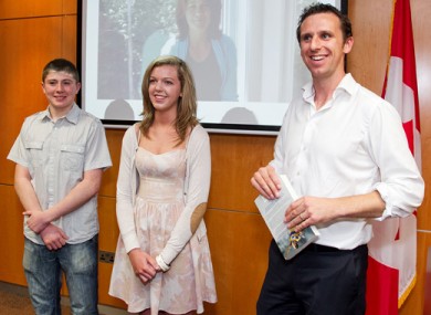 Tony Griffin speaking at the SOAR launch last night alongside leadership candidates Claude McManus and Eimhear Lynch.