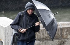 Umbrellas at the ready: Warning of heavy rain overnight and tomorrow