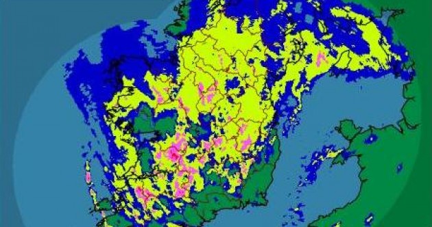 What the fliuch? Here’s the latest rainfall radar shot of Ireland