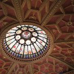 A shot of the ceiling at the Hockey Hall of Fame.
The bank ceased operating there in 1949 but the Hall of Fame did not open until 1993.
Image: johncatral (Flickr)