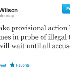Steve Wilson's status as an authority on the Olympic Games is unquestionable. The AP reporter has been covering the Games for 20 years, and his tweets consequently carry an air of authority on the subject.