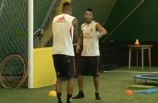 Kevin-Prince Boateng and Robinho don’t seem too upset about Zlatan leaving for Paris