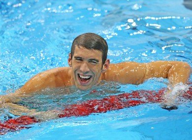 Phelps has now won 19 medals at the Olympics.