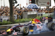 Speeding fine or fine speeding? Coulthard tears up Lincoln Tunnel