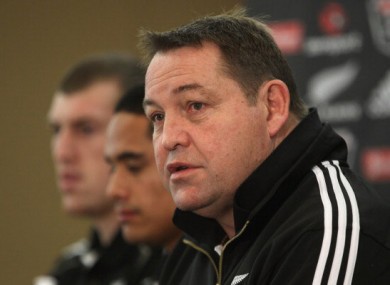 Steve Hansen: call for big performance.
