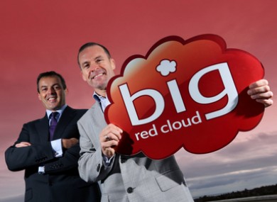 Paul Rellis, managing director of Microsoft Ireland (left), and Marc O’Dwyer, CEO of Big Red Book.