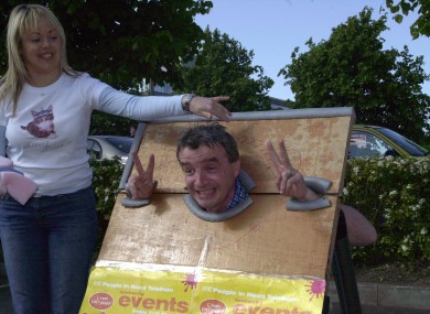 Michael O'Leary of Ryanair was pelted with water for the 2004 Telethon. Would he do the same again?