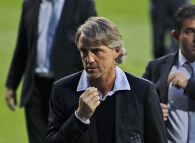 Mancini was not happy with Hart after he criticised his teammates.