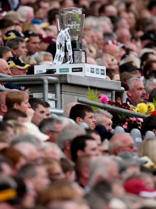 The prize on offer in Croke Park on Sunday.