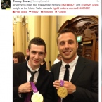 Tommy Bowe salutes Ireland's Paralympic heroes.