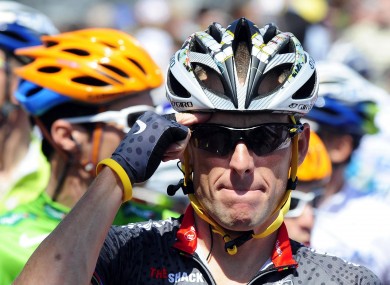 Lance Armstrong (file photo).