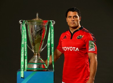 Doug Howlett has taken over the Munster captaincy from Paul O'Connell.