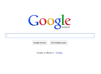 Google's Irish homepage, www.google.ie, was unavailable for some earlier today when sensitive records attached to the domain were amended.