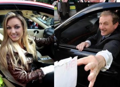 Who's in the Playboy driving seat... Rosanna or Enda?