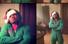 Suits you sir! Here’s what an NFL player looks like in a onesie