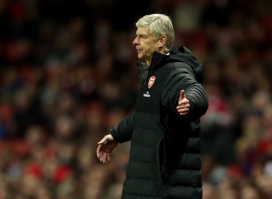 Wenger saw his side suffer an embarrassing loss against Bradford last night.