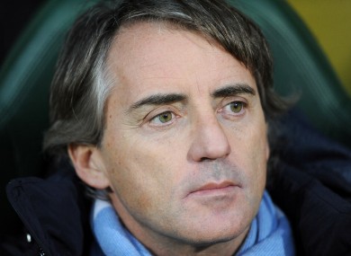 Mancini claimed he only lost his temper with Balotelli for