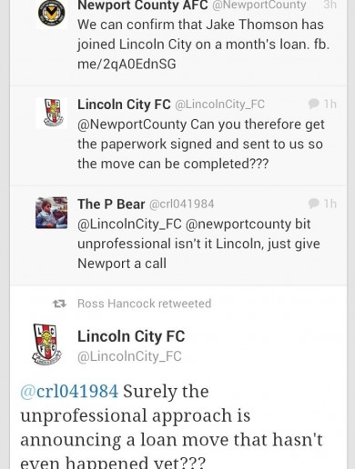 How not to do business during the January transfer window…