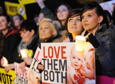 Pro Life rally in January.
