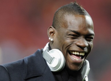 Mario Balotelli: arrived from Manchester city last month.