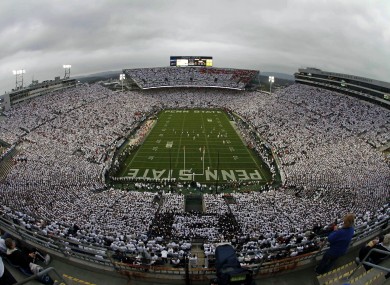 Beaver Stadium, the home of Penn State football.