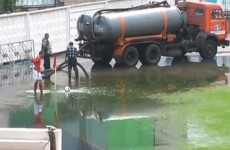 Call that a flooded pitch? This is a flooded pitch…