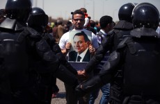 Retrial of Egypt’s Mubarak collapses in chaos