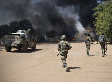 French forces in Mali earlier this year