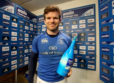 Gordon D'Arcy has his eyes on a trophy double.