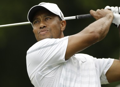 Tiger Woods and Sergio Garcia are battling for the lead at The Players Championship.