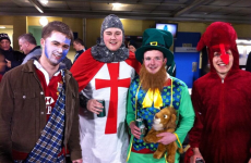Lions fans unite: Braveheart, dragon, knight and… a leprechaun