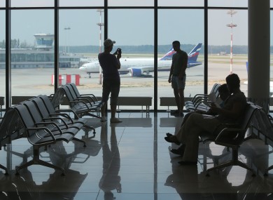 The transit zone at Sheremetyevo airport in Moscow where Snowden has been hiding out.