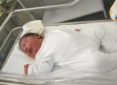Maria Lorena Marin was born in Spain yesterday weighing a hefty 13lb 6oz.